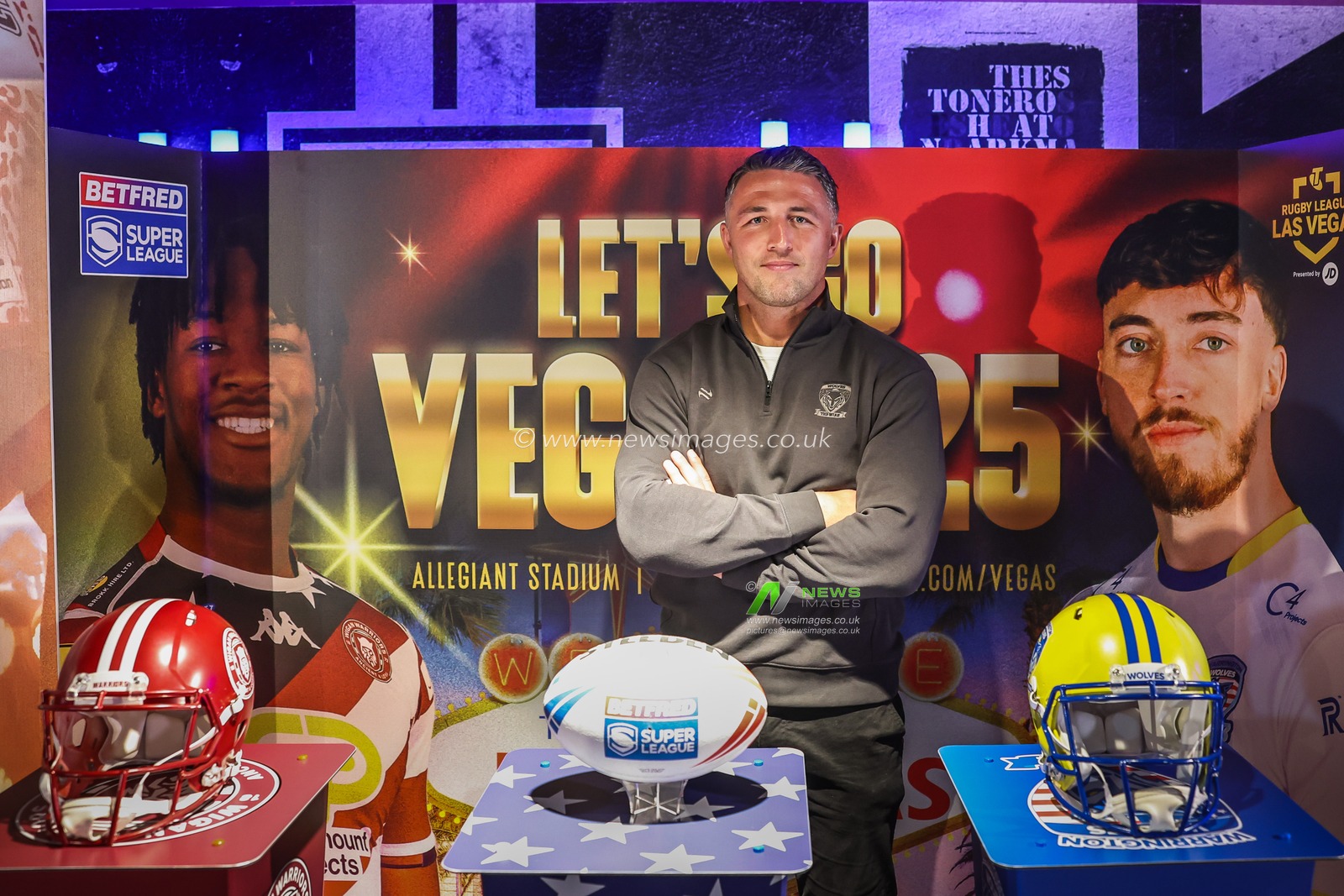 Sam Burgess Head Coach of Warrington Wolves during the 2025 Betfred Super League season launch at Co-op Live, Manchester, United Kingdom, 5th February 2025

(Photo by Mark Cosgrove/News Images)