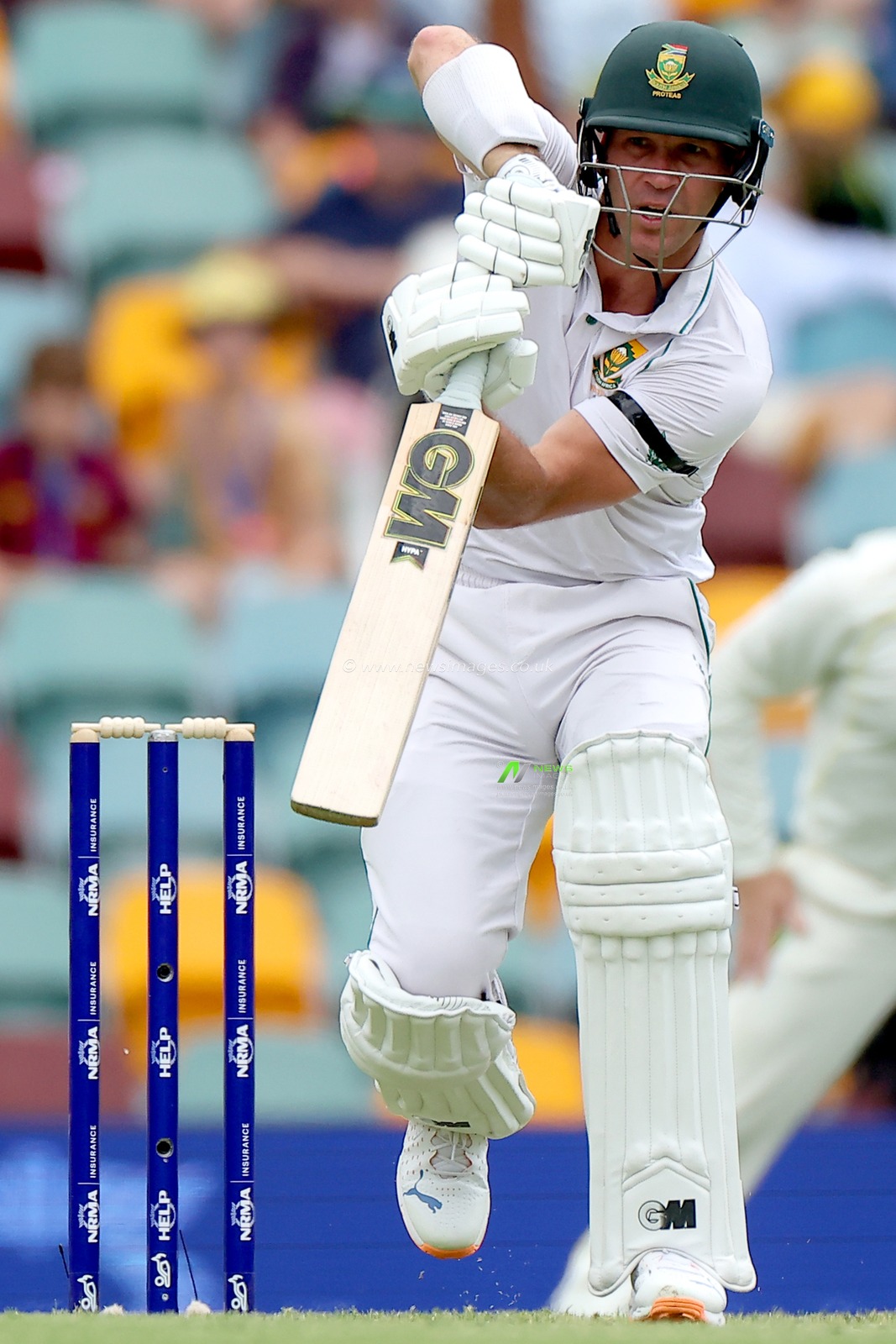 Sarel Erwee of South Africa bats during the NRMA Insurance test Series match Australia vs South Africa at The Gabba, Brisbane Cricket Ground, Brisbane, Australia, 17th December 2022

(Photo by Patrick Hoelscher/News Images)