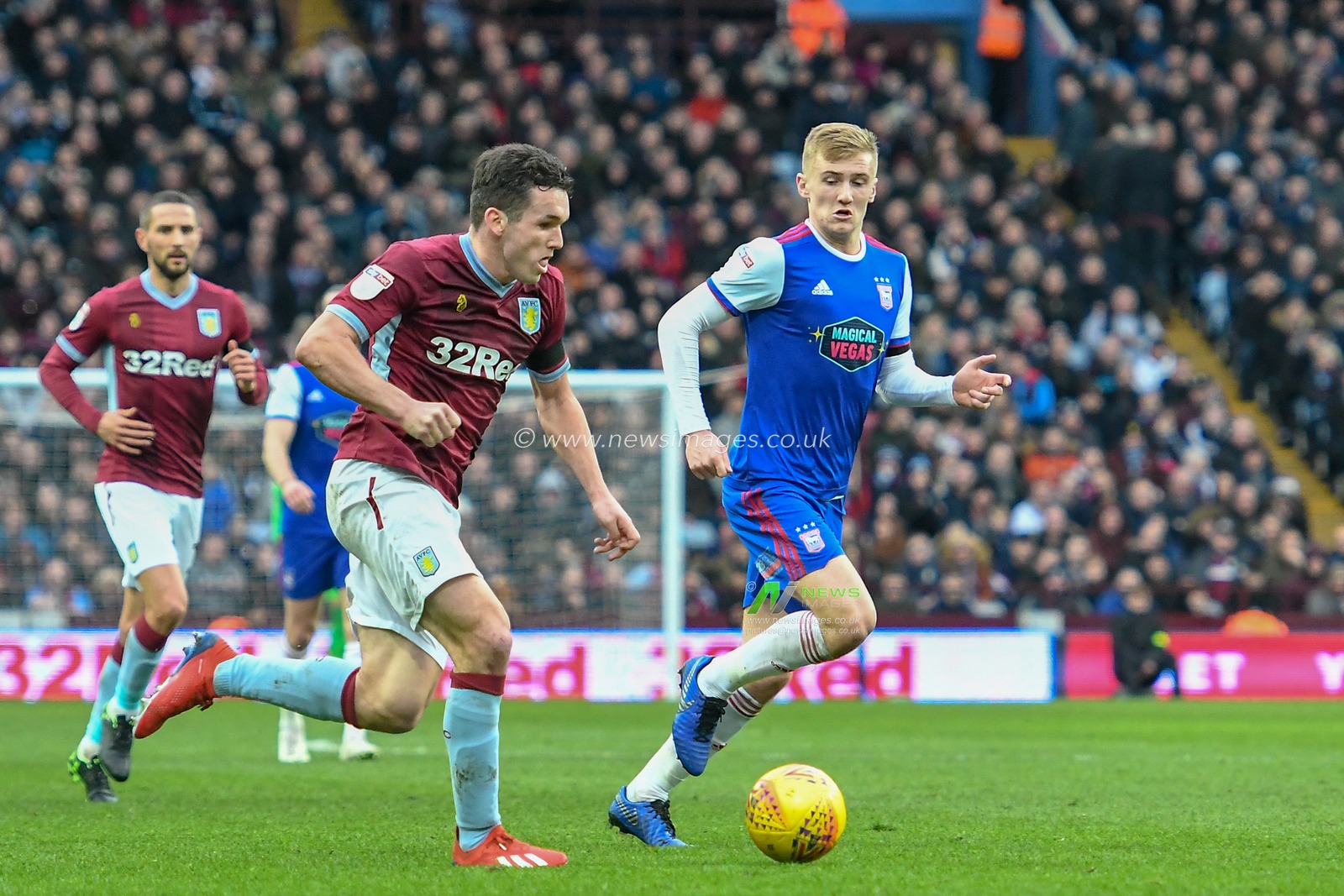 26th January, Villa Park, Birmingham, England ; Sky Bet Championship, Aston Villa vs Ipswich Town : John McGinn (07) of Aston Villa races into the Ipswich box

Credit: Gareth Dalley/News Images

English Football League images are subject to DataCo Licence