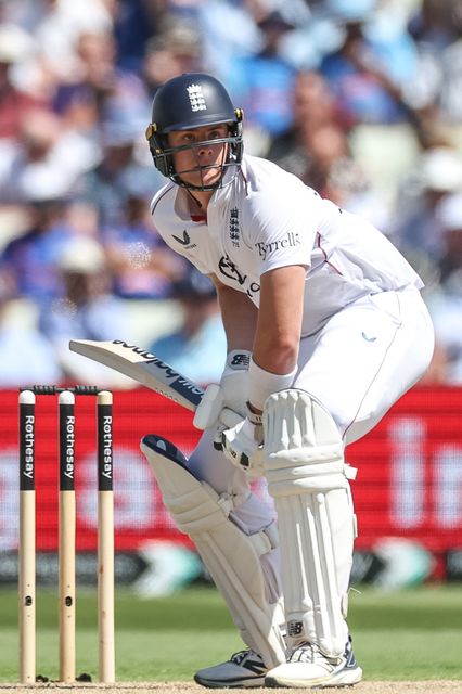 Jamie Smith of England faces the ball during the 2nd Rothesay Test Match day 3 England v India at Edgbaston, Birmingham, United Kingdom, 4th July 2025

(Photo by Mark Cosgrove/News Images)