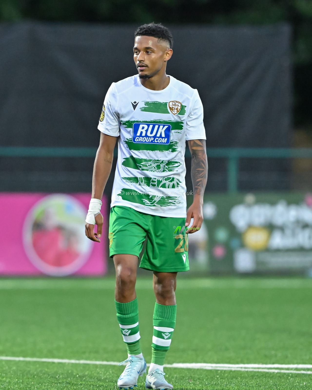 Adam Wilson of The New Saints during the UEFA Conference League match The New Saints vs FK PanevÄ—Å¾ys at Park Hall Stadium, Oswestry, United Kingdom, 29th August 2024

(Photo by Cody Froggatt/News Images)