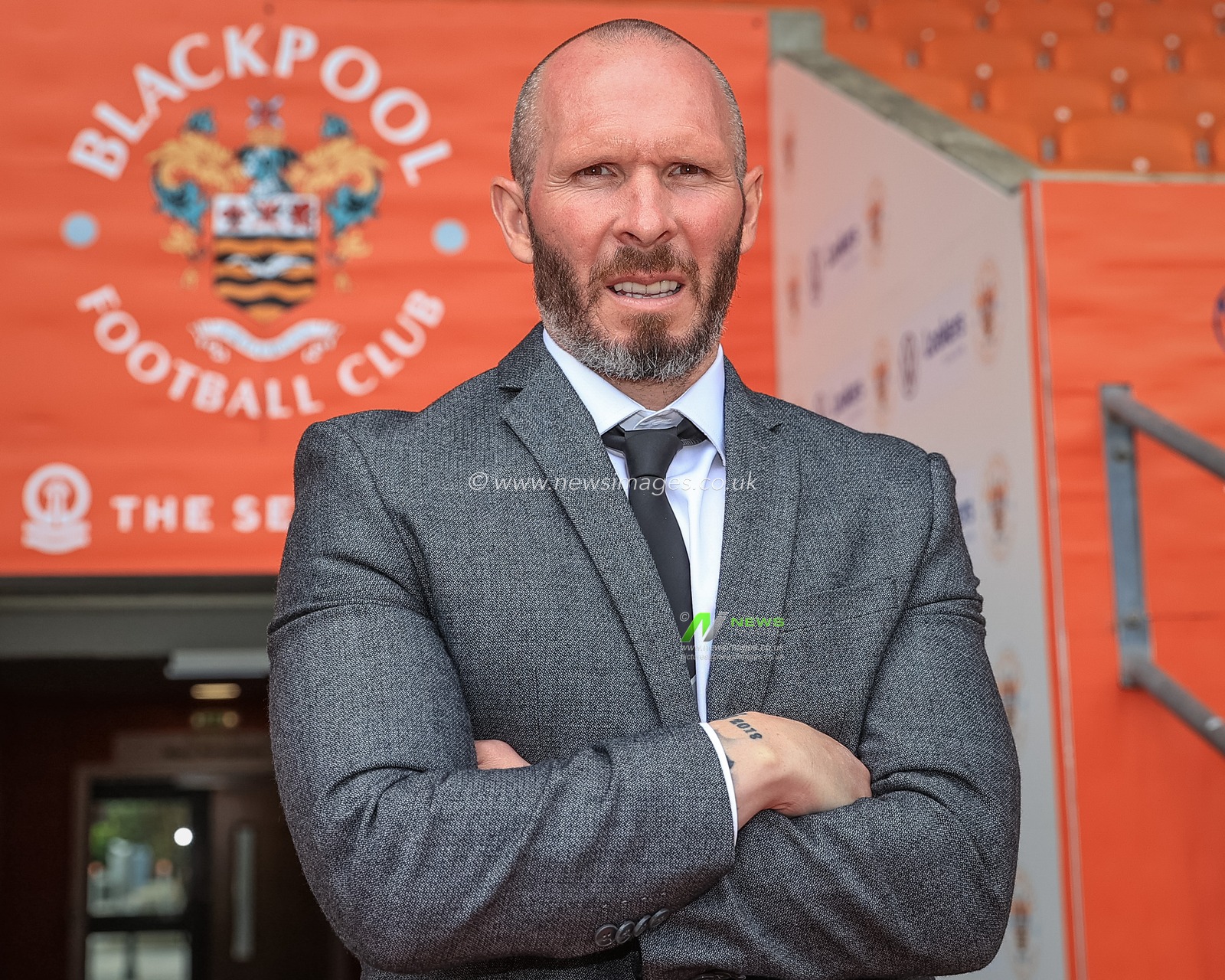 Blackpool FC's newly appointed Head Coach Michael Appleton signs a four year deal with The Seasiders