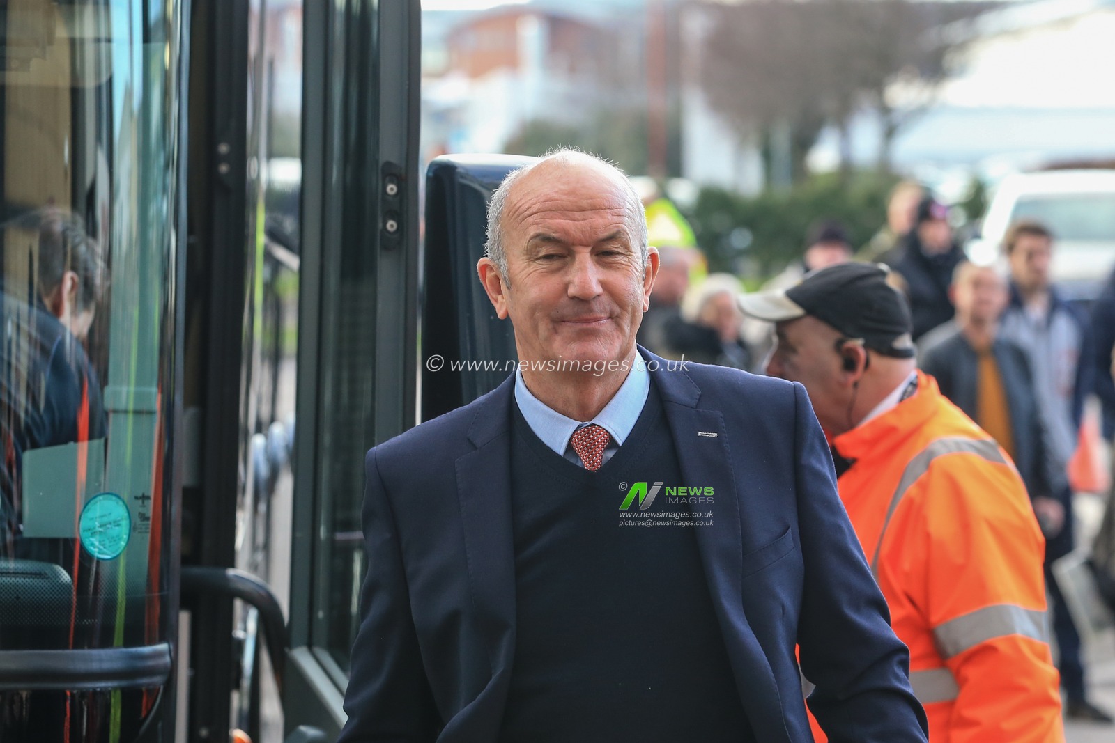 1st January 2019, Pride Park, Derby, England; Sky Bet Championship, Derby County vs Middlesbrough ; Tony Pulis manager of Middlesbrough arrives at Pride Park with his team ahead of todays game

Credit: Mark Cosgrove/News Images 

English Football League images are subject to DataCo Licence