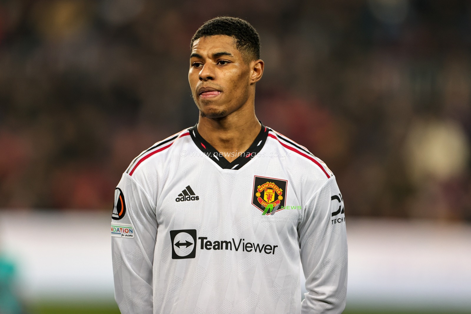 Marcus Rashford #10 of Manchester United during the UEFA Europa League Knockout Round Play-Offs Barcelona vs Manchester United at Spotify Camp Nou, Barcelona, Spain, 16th February 2023

(Photo by Mark Cosgrove/News Images)