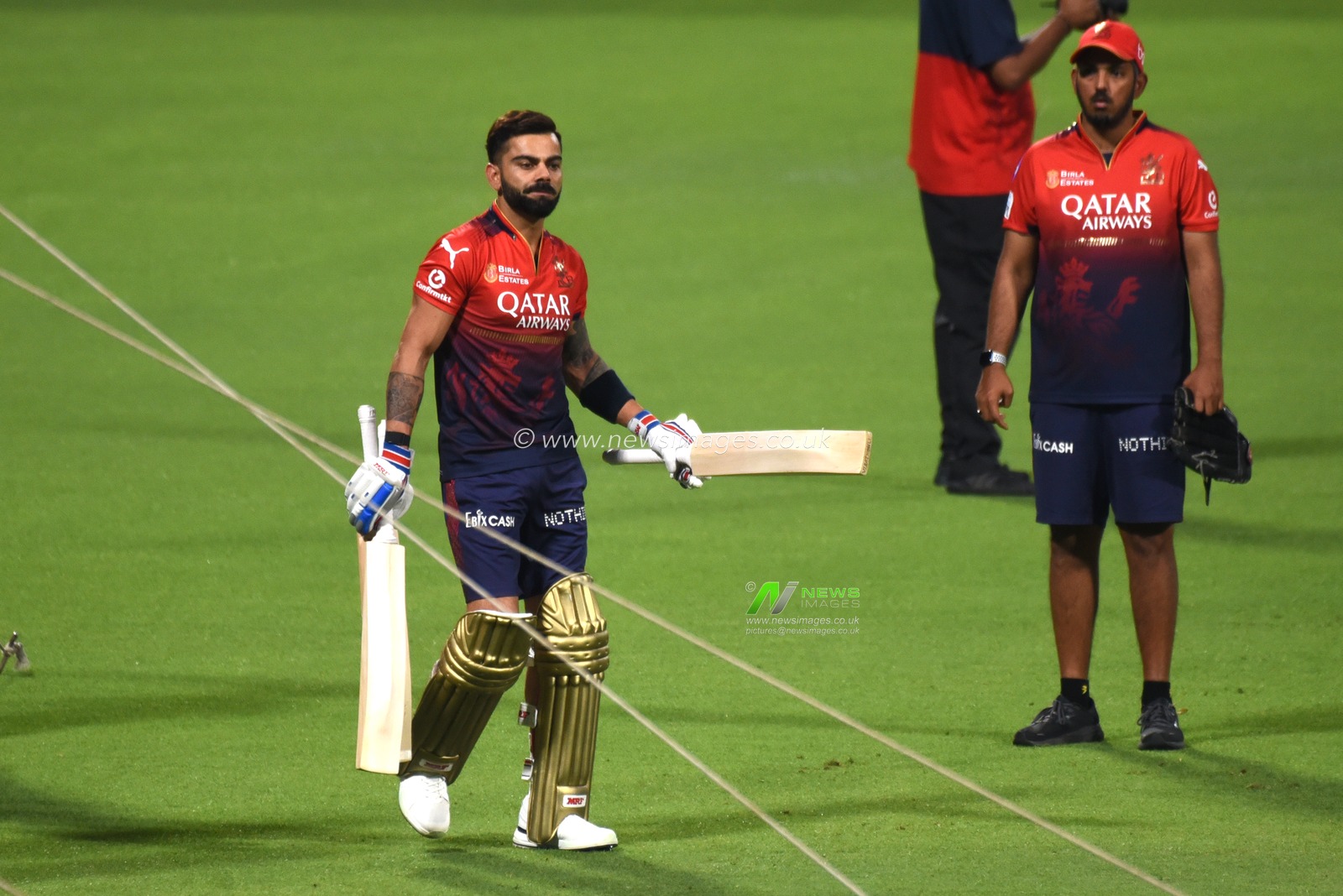 Virat Kohli of Royal Challengers Bengaluru attends a training session during the Indian Premier League (IPL) 2025 cricket tournament opening match between Kolkata Knight Riders and Royal Challengers Bengaluru at the Eden Garden Cricket Stadium in Kolkata, India, on March 20, 2025 .Pictures by Debajyoti Chakraborty.(Photo: Debajyoti Chakraborty/News Images)