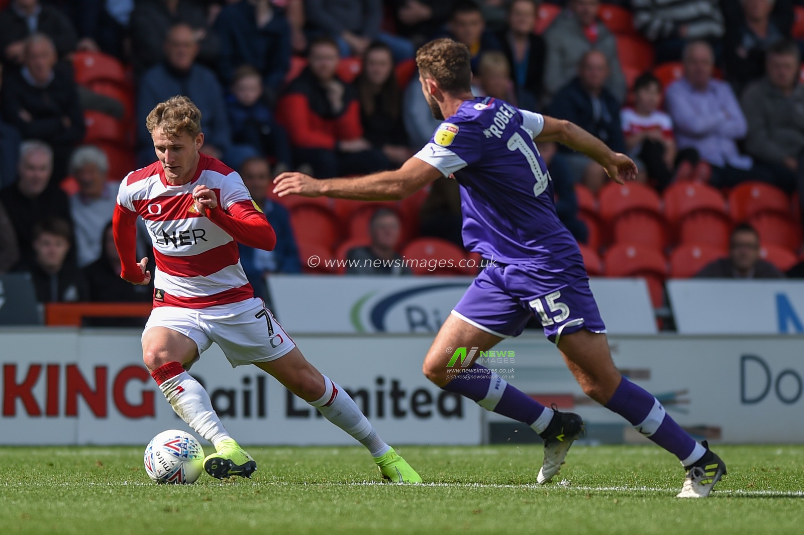 7th September 2019, Keepmoat Stadium, Doncaster, England; Sky Bet League One Football, Doncaster Rovers vs Rotherham United ; Kieran Sadlier (7) of Doncaster Rovers makes a run with the ball 

Credit: Dean Williams/News Images

English Football League images are subject to DataCo Licence