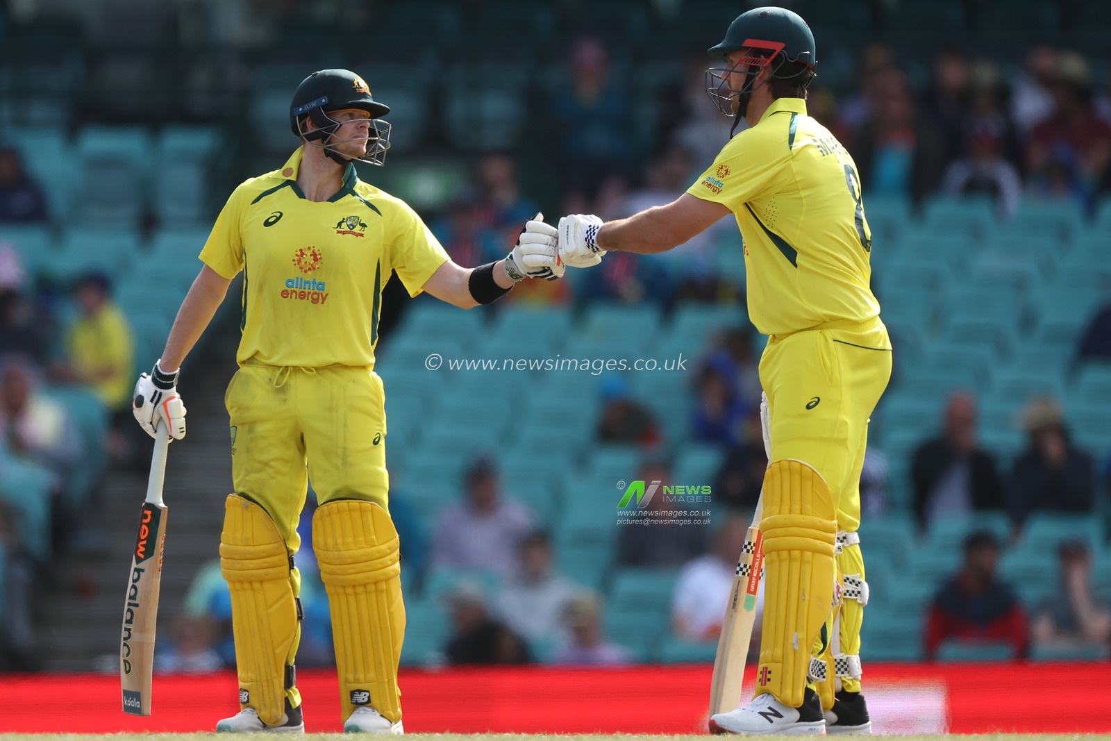 Steve Smith of Australia and Mitch Marsh of Australia are seen during the Dettol Series 2nd ODI match Australia vs England at SCG, Sydney, Australia, 19th November 2022

(Photo by Patrick Hoelscher/News Images)
