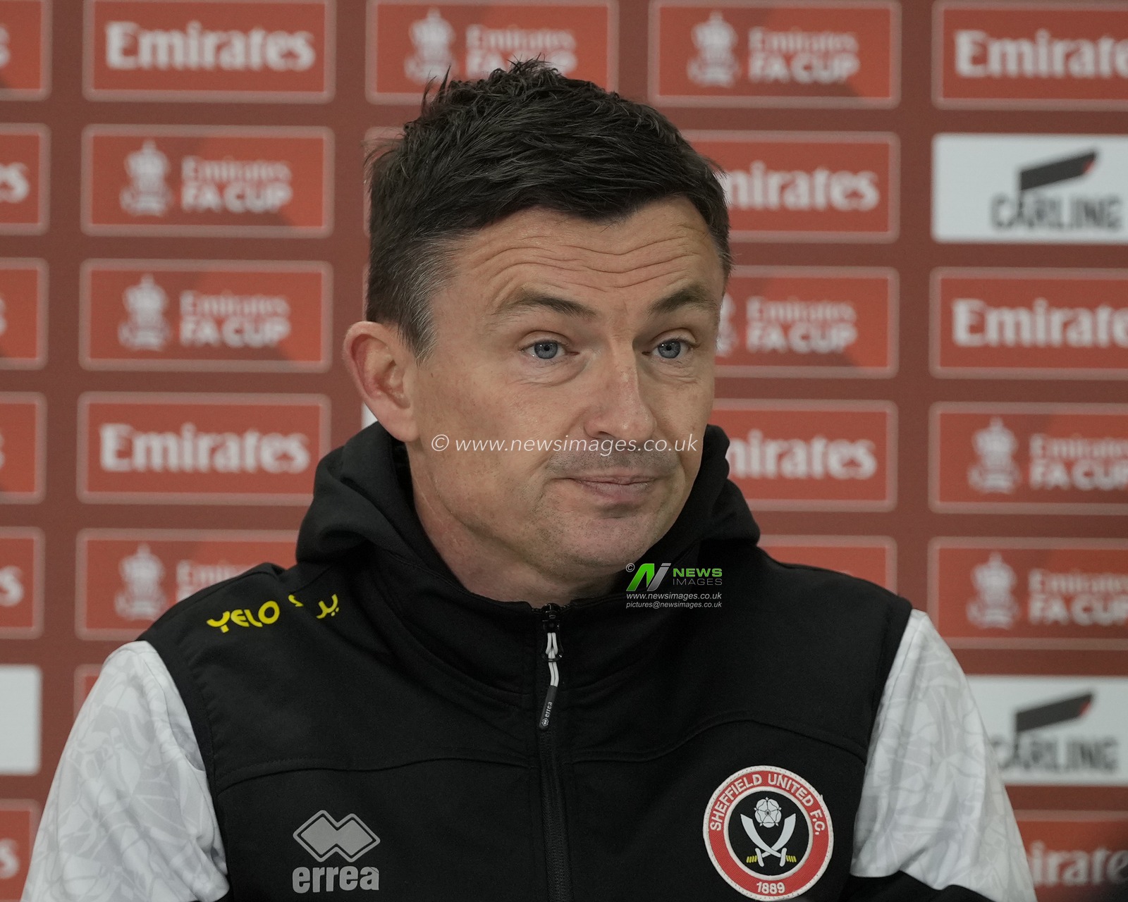 Paul Heckingbottom manager of Sheffield United speaks to the press after the Emirates FA Cup fourth round match Wrexham vs Sheffield United at The Racecourse Ground, Wrexham, United Kingdom, 29th January 2023

(Photo by Steve Flynn/News Images)