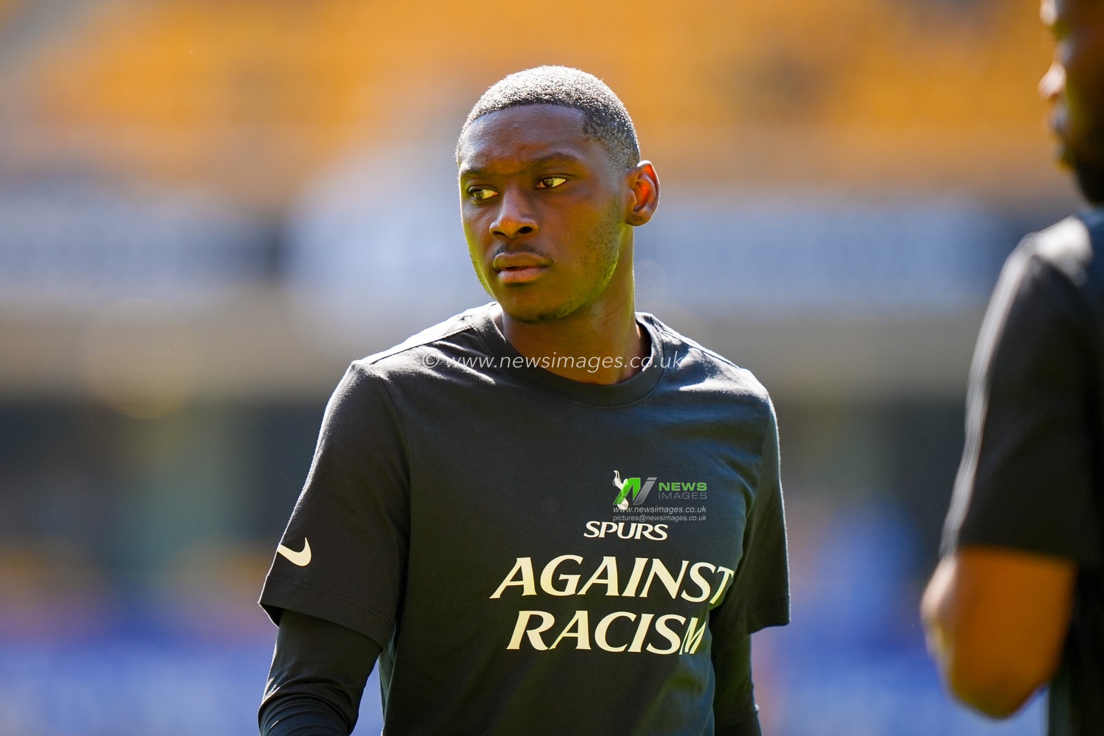 Randal Kolo Muani of Tottenham Hotspur in the pregame warmup session  during the Premier League match Wolverhampton Wanderers vs Tottenham Hotspur at Molineux, Wolverhampton, United Kingdom on 25 April 2026

(Photo by Maynard Manyowa/News Images)
