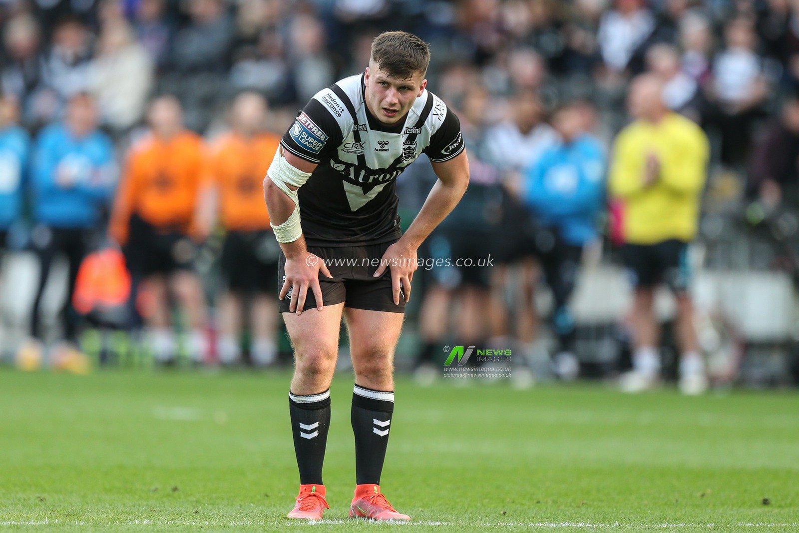 Connor Wynne #23 of Hull FC during the game