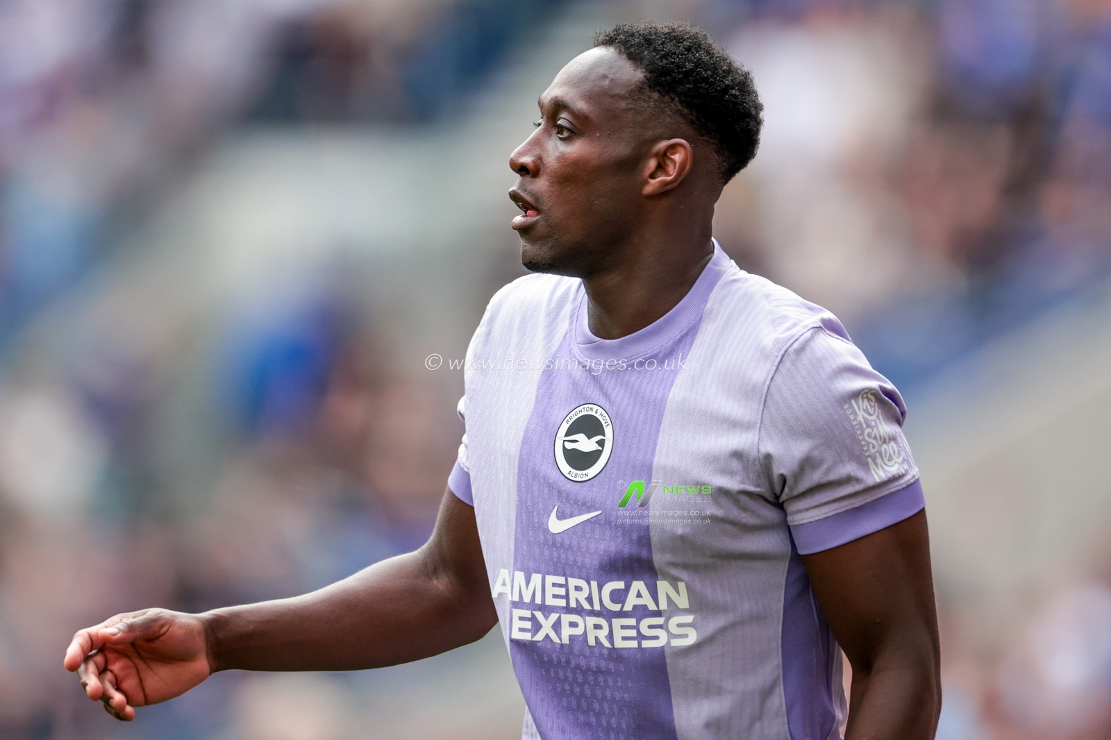 Danny Welbeck of Brighton & Hove Albion reacts during the Premier League match Everton vs Brighton and Hove Albion at Hill Dickinson Stadium, Liverpool, United Kingdom, 24th August 2025

(Photo by Mark Cosgrove/News Images)