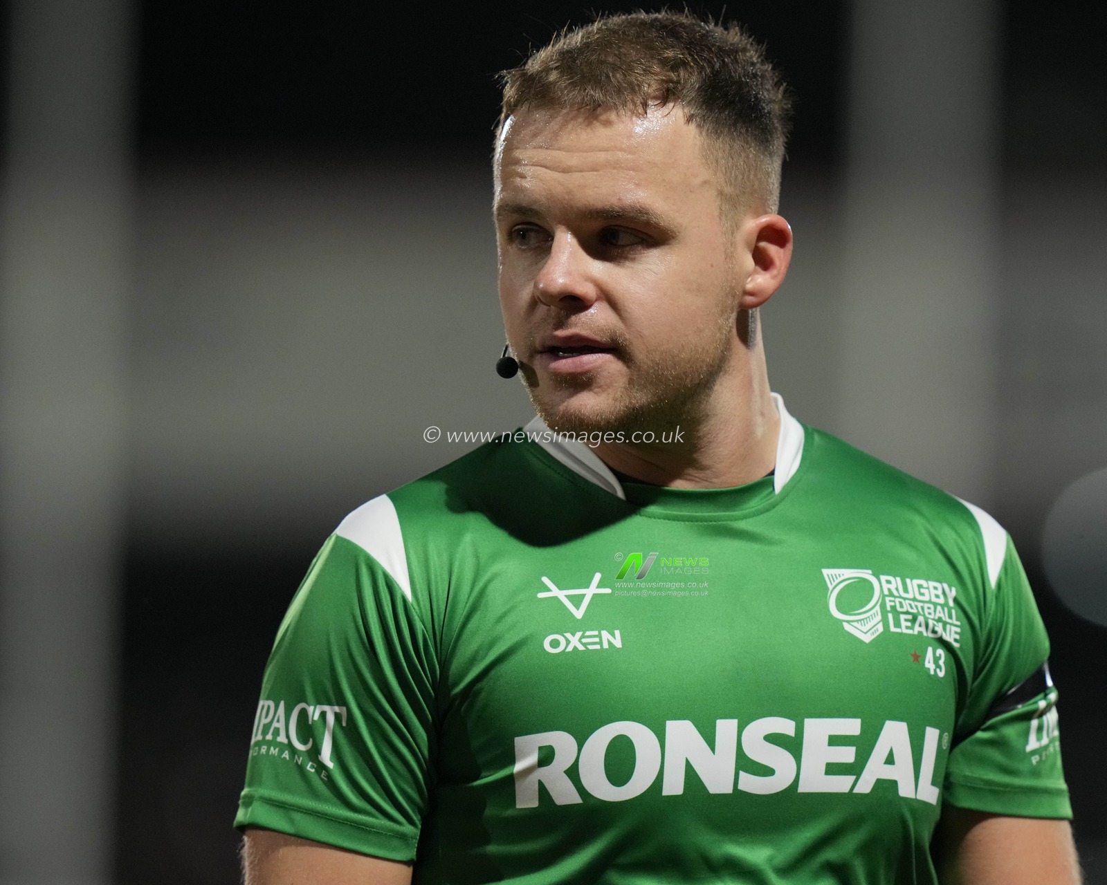 Referee Mr Tom Grant after the Betfred Super League  Round 1 match Wakefield Trinity vs Catalans Dragons at The Be Well Support Stadium, Wakefield, United Kingdom, 17th February 2023

(Photo by Steve Flynn/News Images)
