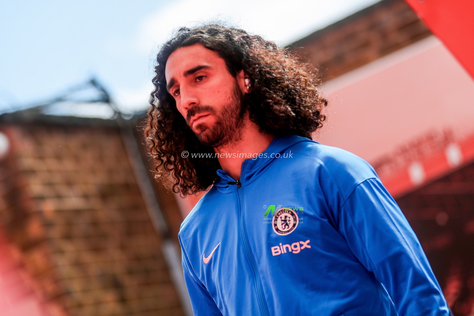 Marc Cucurella of Chelsea arrives at City Ground prior to the Premier League match Nottingham Forest vs Chelsea at City Ground, Nottingham, United Kingdom, 25th May 2025

(Photo by Izzy Poles/News Images)