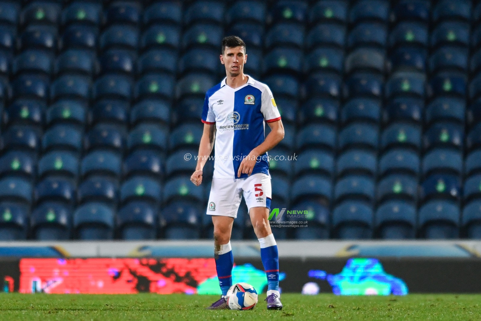 Daniel Ayala #5 of Blackburn Rovers in action during the game