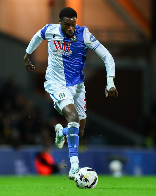 Ryan Alebiosu of Blackburn Rovers dribbles ball forward during the Sky Bet Championship match Blackburn Rovers vs Preston North End at Ewood Park, Blackburn, United Kingdom on 20 February 2026

(Photo by Jorge Horsted/News Images)