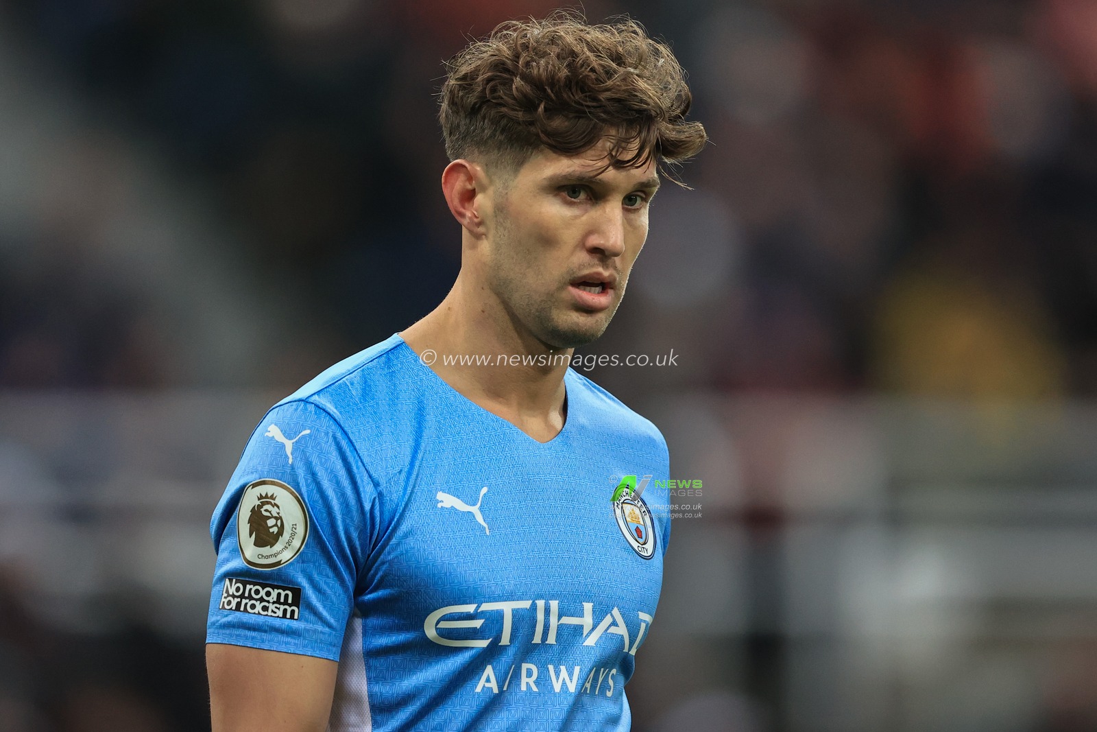 John Stones #5 of Manchester City during the game