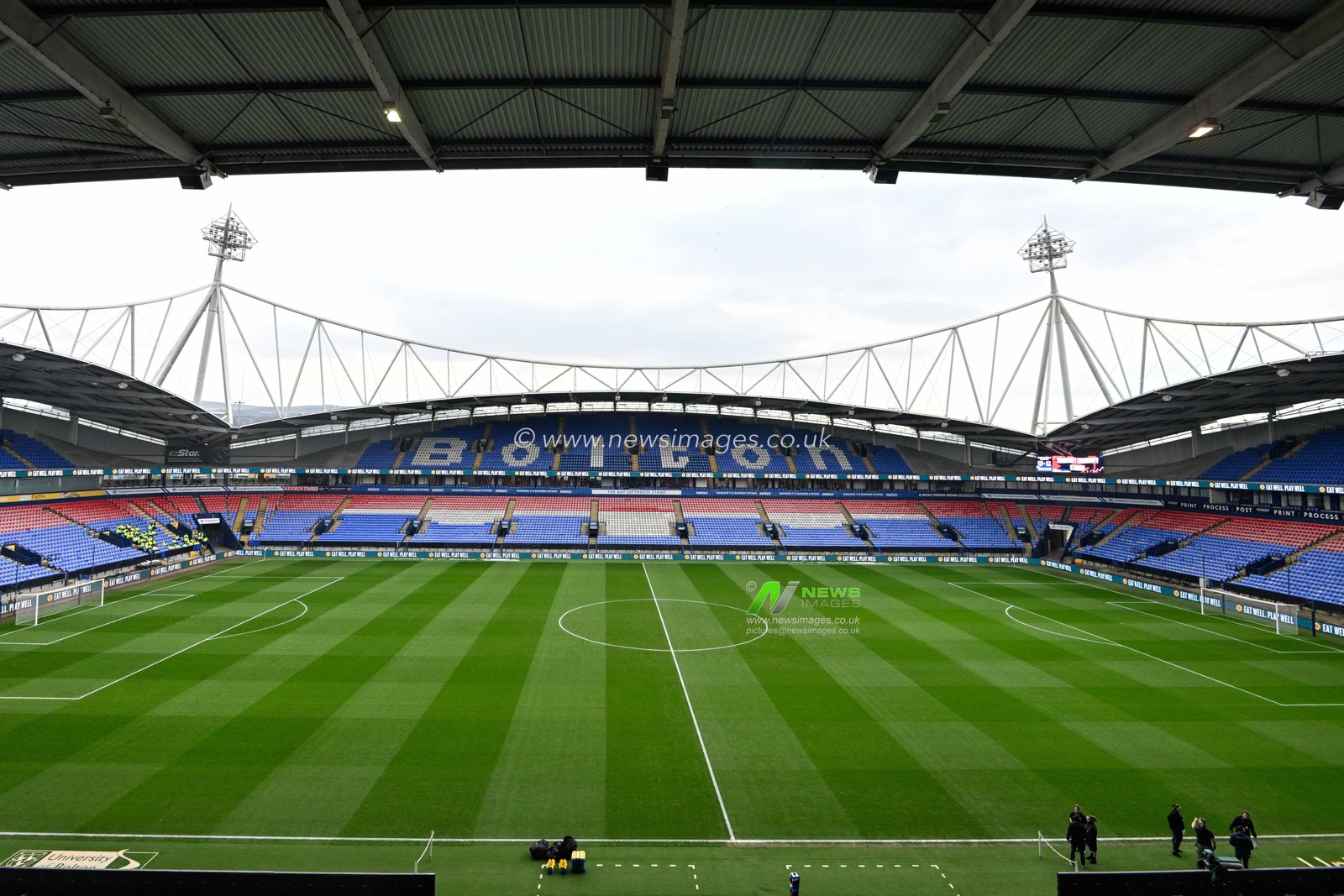 A general view of the Toughsheet Community Stadium ahead of the UEFA Euro U21 Qualifiers Group F match England U21 vs Luxembourg U21 at Toughsheet Community Stadium, Bolton, United Kingdom, 26th March 2024

(Photo by Cody Froggatt/News Images)