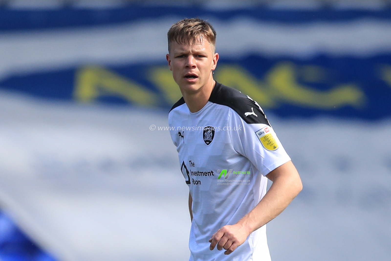Mads Juel Andersen #6 of Barnsley during the game