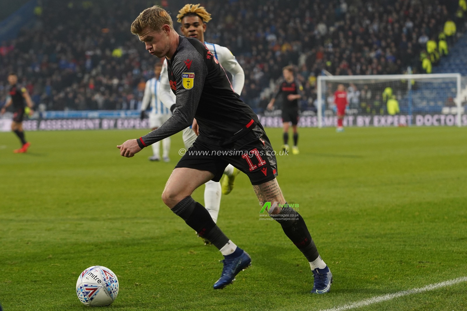 1st January 2020, John Smith's Stadium, Huddersfield, England; Sky Bet Championship, Huddersfield Town v Stoke City : James McClean (11) of Stoke City 

Credit: Kurt Fairhurst/News Images