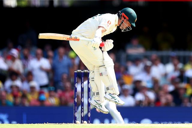 Travis Head of Australia bats during the NRMA Insurance Ashes Second Test Day 2 Australia vs England at The Gabba, Brisbane Cricket Ground, Brisbane, Australia, 5th December 2025

(Photo by Pat Hoelscher/News Images)

*** GER AUT SUI OUT ***