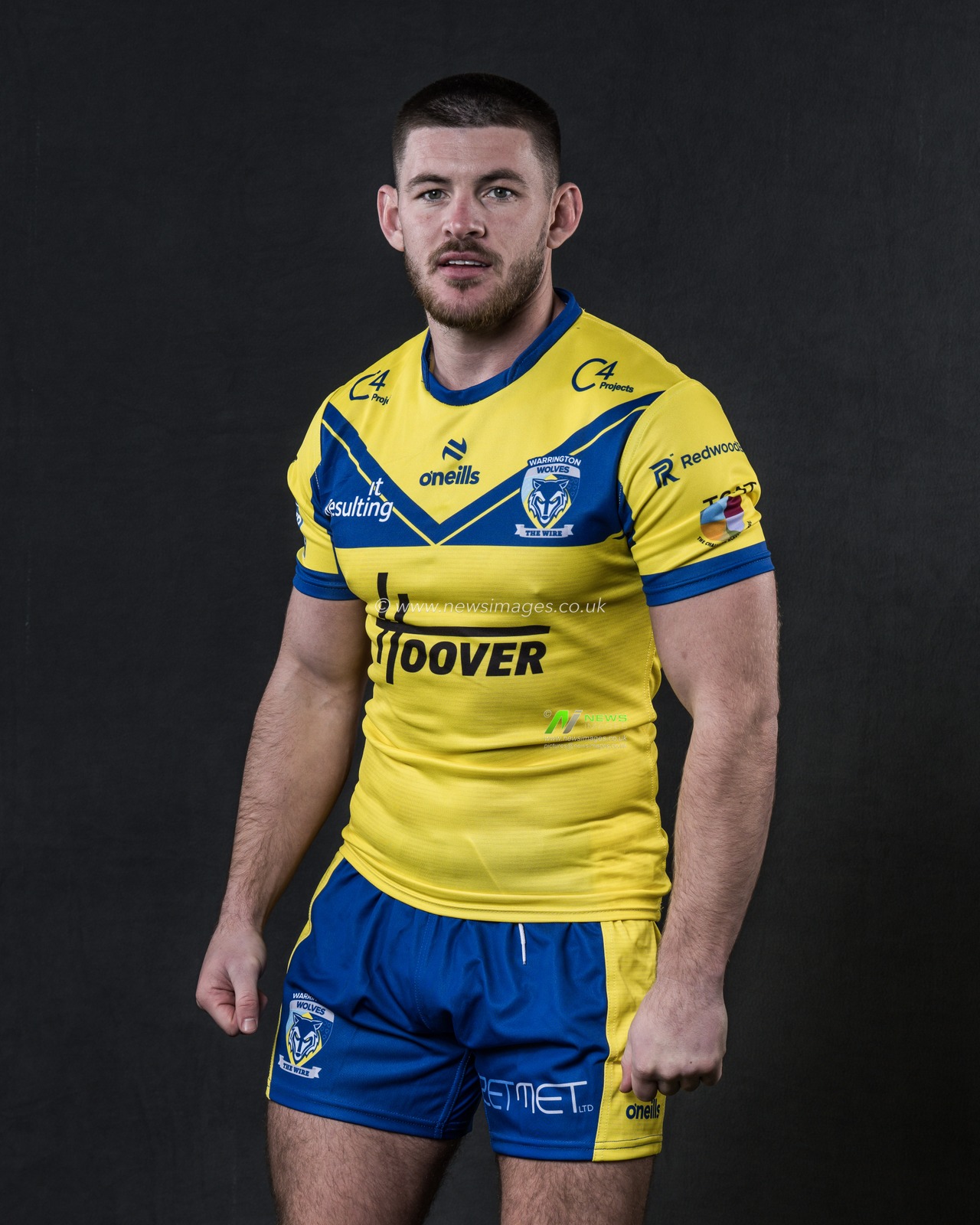 Danny Walker in the home kit during the Warrington Wolves Team media day at Warrington wolves training centre, Warrington, United Kingdom, 16th January 2025

(Photo by Craig Thomas/News Images)