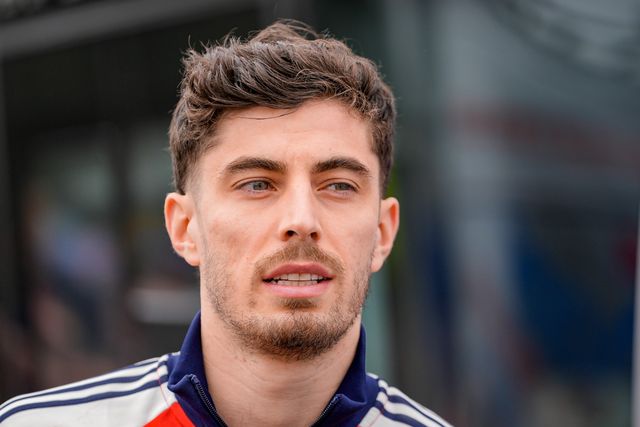 Kai Havertz of Arsenal arrives at the stadium prior to kick off during the Emirates FA Cup fifth round match Mansfield Town vs Arsenal at One Call Stadium, Mansfield, United Kingdom on 07 March 2026

(Photo by Maynard Manyowa/News Images)