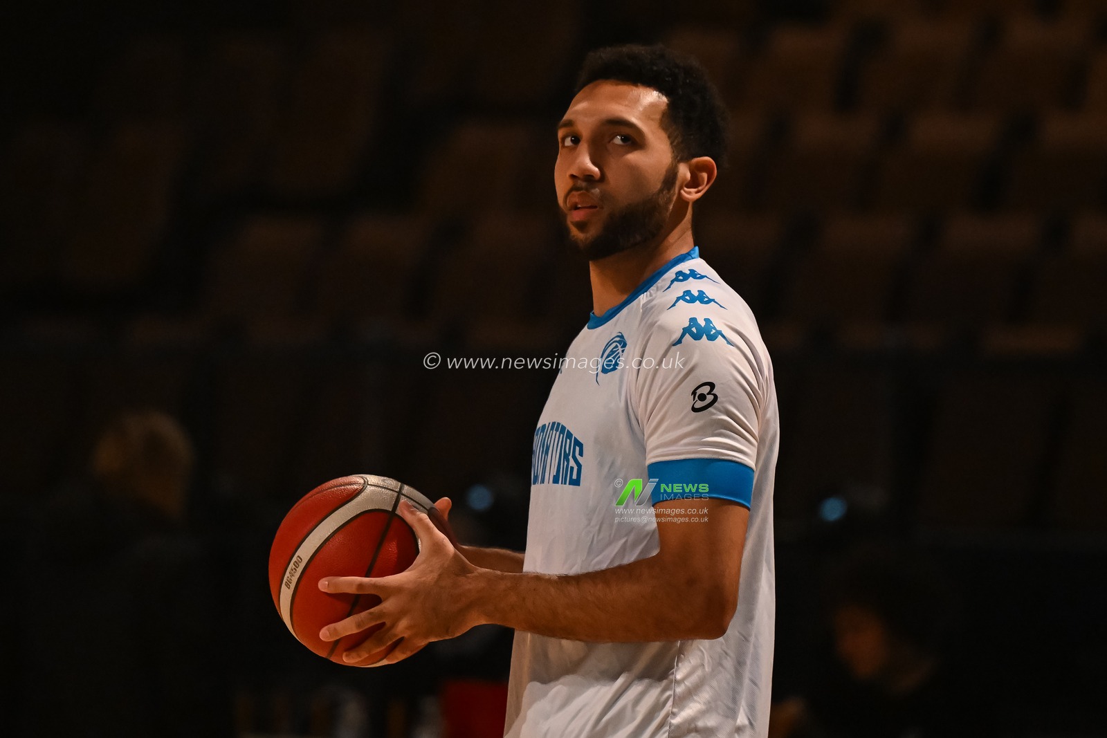 Patrick Whelan #12 of Caledonia Gladiators during pre match warm up ahead of the British Basketball Championship match Plymouth City Patriots vs Caledonia Gladiators at Plymouth Pavilions, Plymouth, United Kingdom, 3rd November 2023

(Photo by Craig Thomas/News Images)
