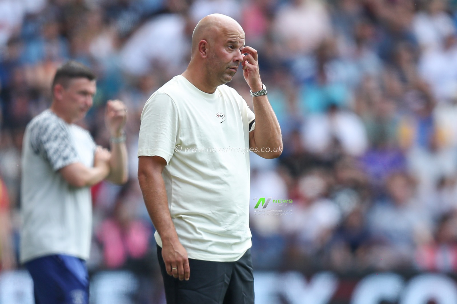 Arne Slot manager of Liverpool during the Pre-season friendly match Preston North End vs Liverpool at Deepdale, Preston, United Kingdom, 13th July 2025

(Photo by Jorge Horsted/News Images)