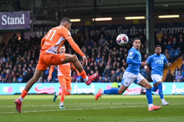 Sky Bet League 1 Stockport County v Blackpool