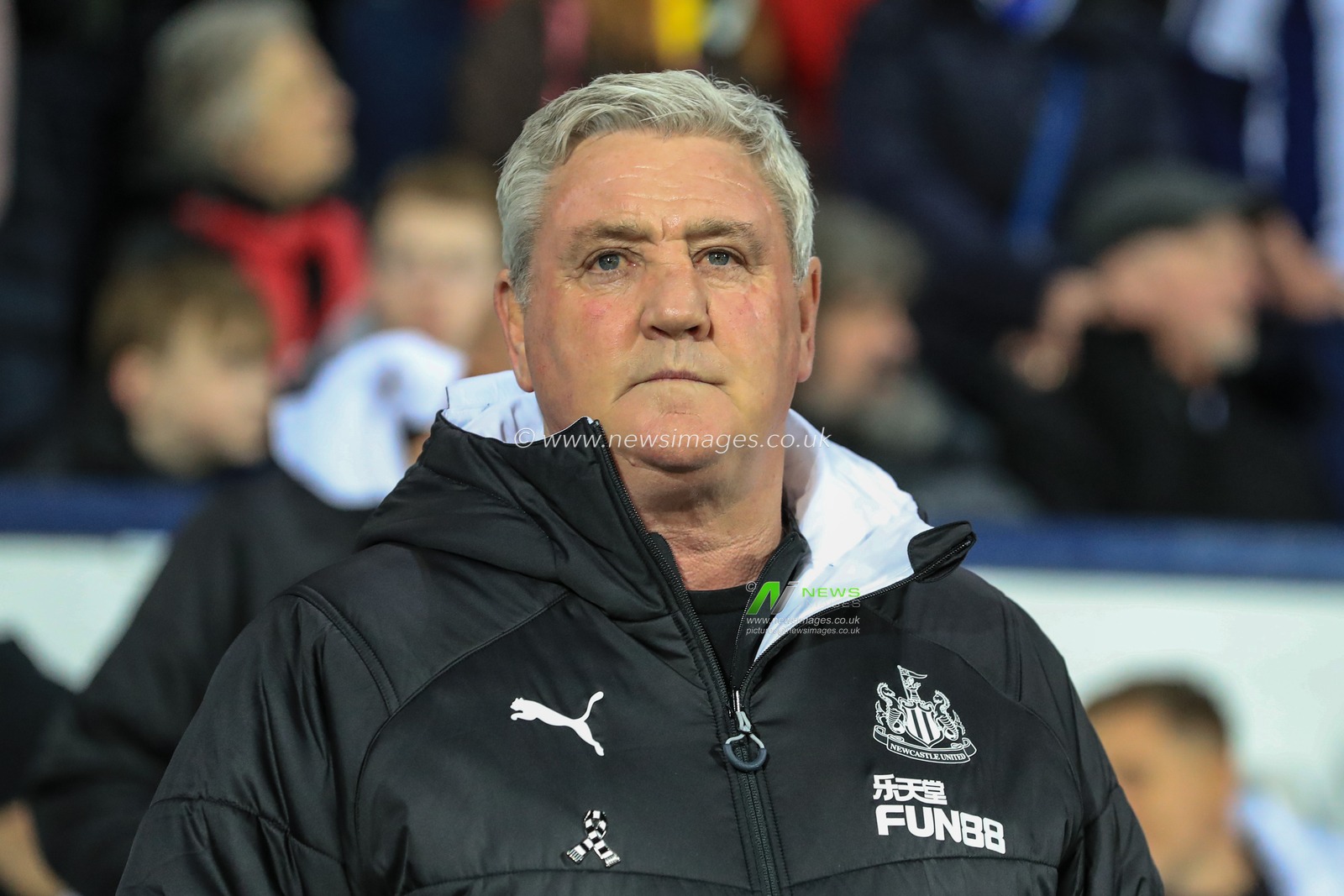 3rd March 2020, The Hawthorns, West Bromwich, England; Emirates FA Cup 5th Round, West Bromwich Albion v Newcastle United : Steve Bruce manager of Newcastle United during the game