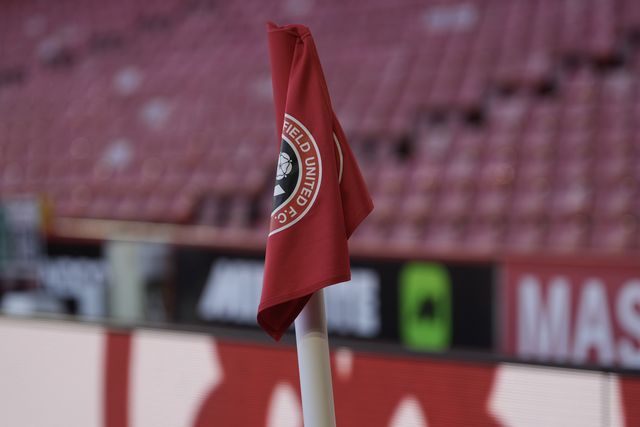 A general view of the corner flag during the Sky Bet Championship match Sheffield United vs Blackburn Rovers at Bramall Lane, Sheffield, United Kingdom on 22 April 2026

(Photo by Maynard Manyowa/News Images)