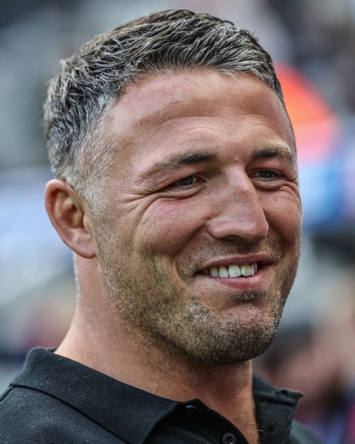 Sam Burgess Head Coach of Warrington Wolves during the Betfred Magic Weekend 2025 match Wigan Warriors vs Warrington Wolves at St. James's Park, Newcastle, United Kingdom, 4th May 2025

(Photo by Mark Cosgrove/News Images)