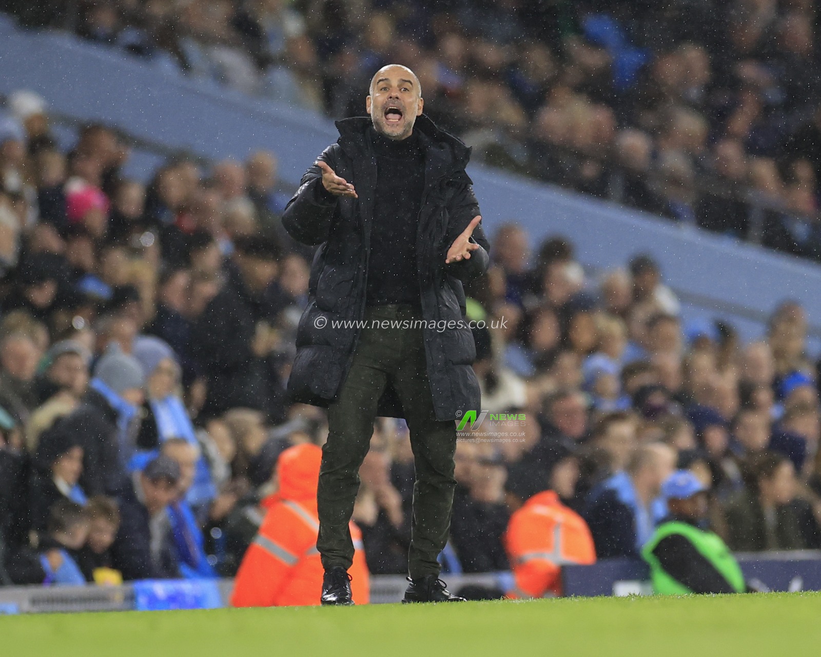 Pep Guardiola the Manchester City manager during the Emirates FA Cup Quarter Final match Manchester City vs Burnley at Etihad Stadium, Manchester, United Kingdom, 18th March 2023

(Photo by Conor Molloy/News Images)
