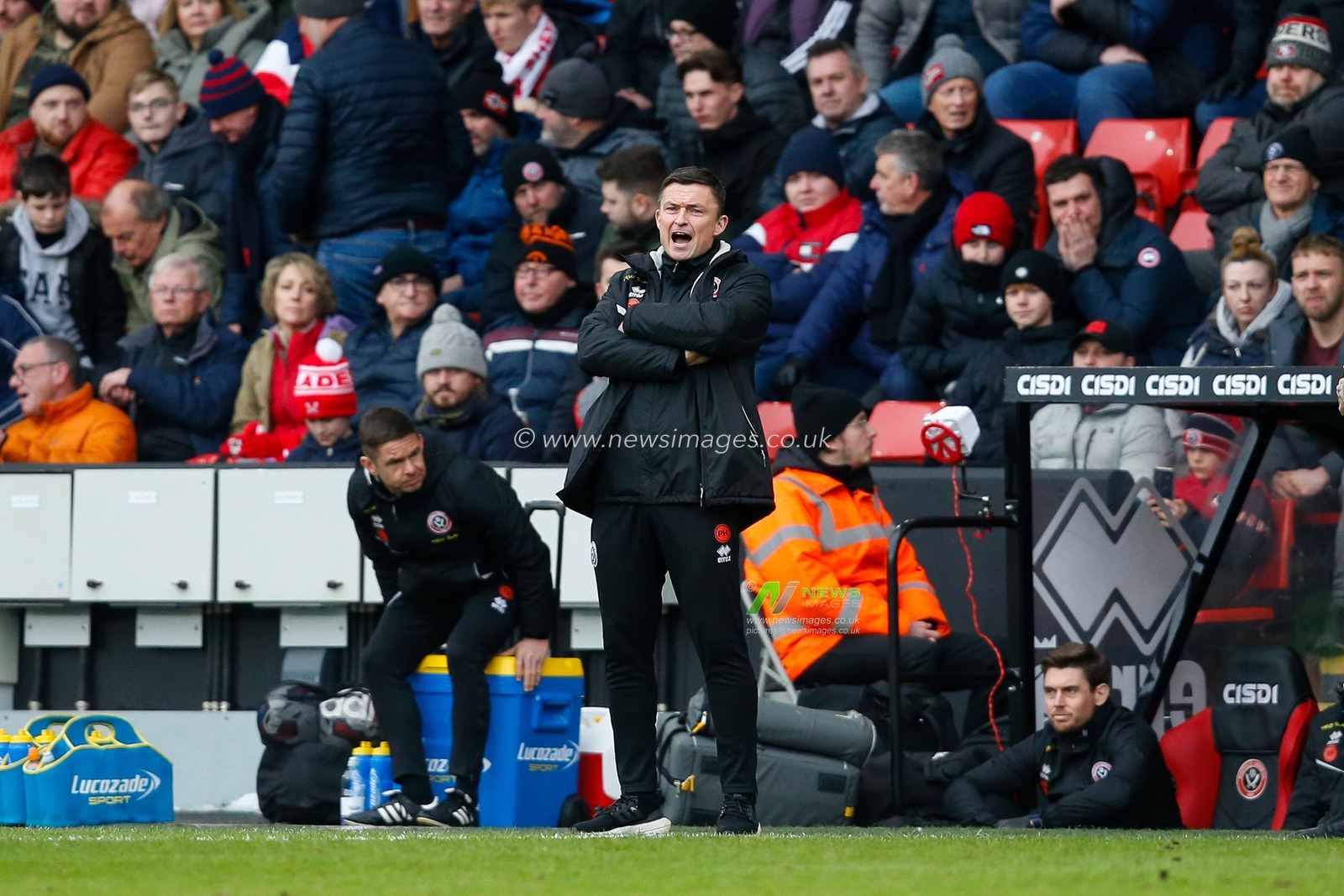 Paul Heckingbottom manager of Sheffield United during the Sky Bet Championship match Sheffield United vs Luton Town at Bramall Lane, Sheffield, United Kingdom, 11th March 2023

(Photo by Ben Early/News Images)
