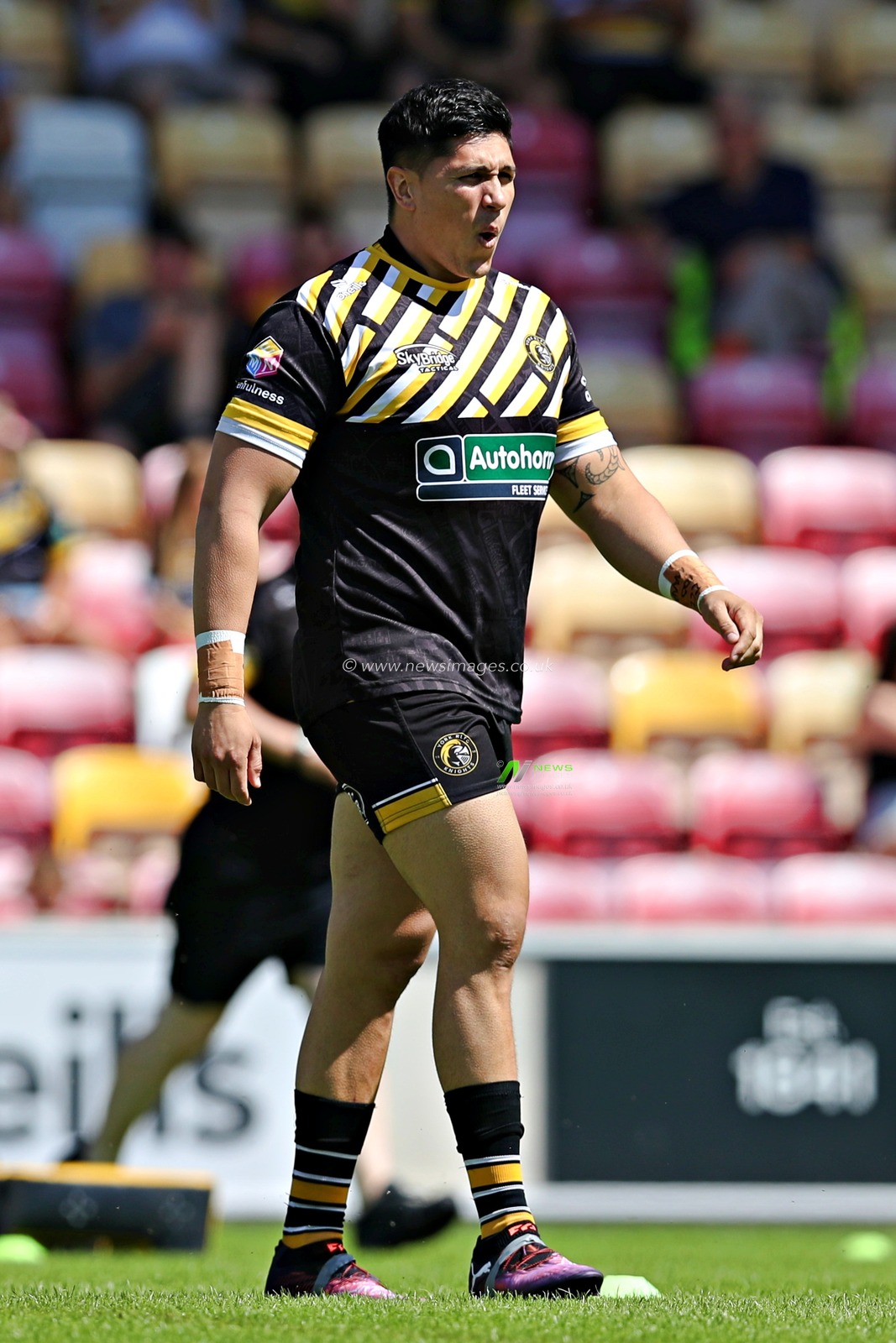 Mitch Clark of York Knights RLFC before the Betfred Championship match York City Knights vs Featherstone Rovers at LNER Community Stadium, York, United Kingdom, 29th June 2025(Photo by Sam Eaden/News Images)