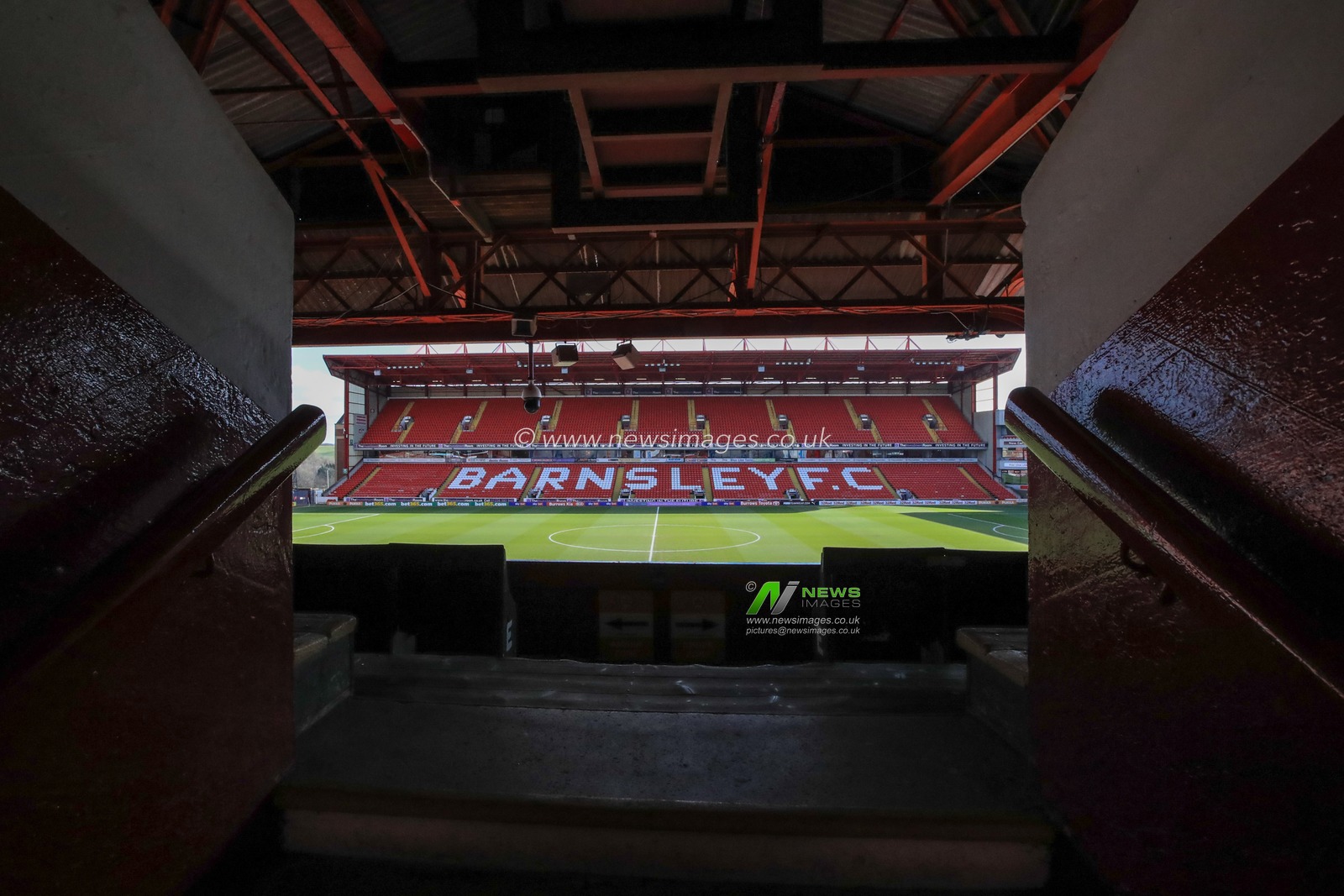 A general view of the East stand at Oakwell ahead of this afternoons Sky Bet Championship game, Barnsley v Millwall