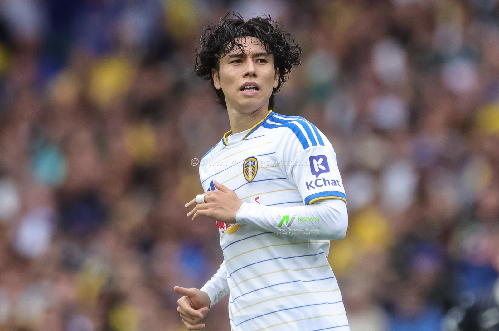 Ao Tanaka of Leeds United during the Premier League match Leeds United vs Brentford at Elland Road, Leeds, United Kingdom on 30 August 2026

(Photo by Mark Cosgrove/News Images)