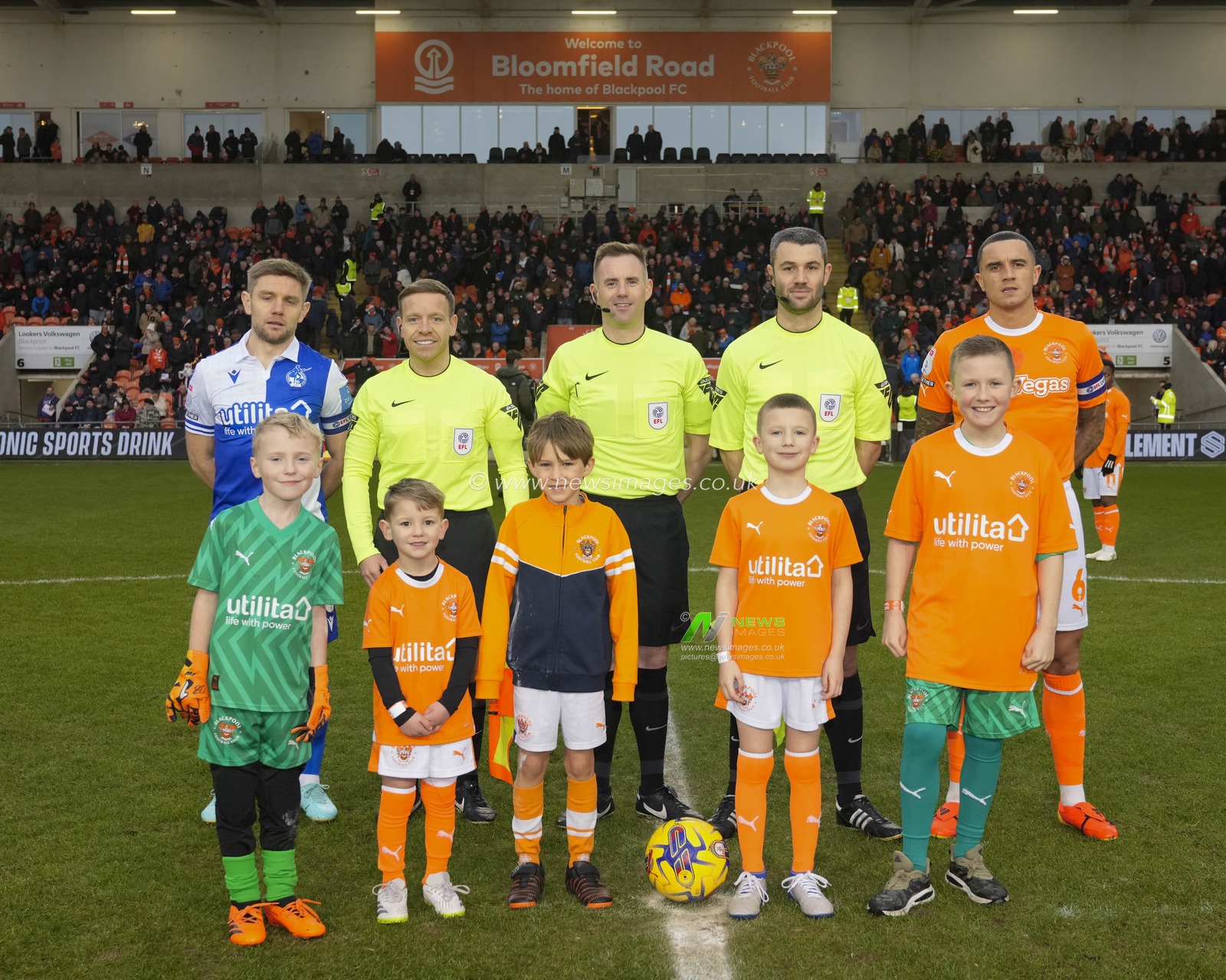 during the Sky Bet League 1 match Blackpool vs Bristol Rovers at Bloomfield Road, Blackpool, United Kingdom, 23rd December 2023

(Photo by Steve Flynn/News Images)