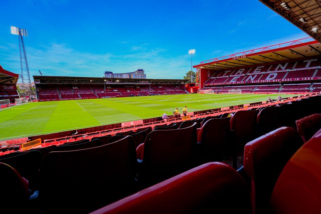 A general view of the pitch and stands during the Premier League match Nottingham Forest vs Bournemouth at City Ground, Nottingham, United Kingdom on 24 May 2026

(Photo by Maynard Manyowa/News Images)