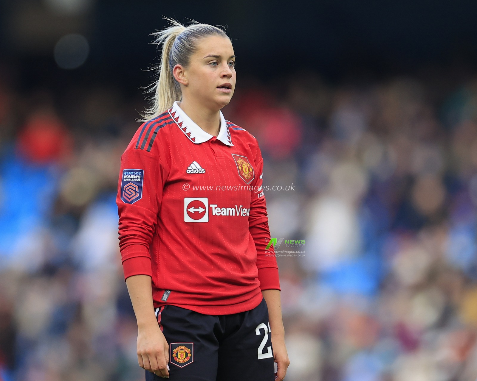 Alessia Russo #23 of Manchester United during the The FA Women's Super League match Manchester City Women vs Manchester United Women at Etihad Campus, Manchester, United Kingdom, 11th December 2022

(Photo by Conor Molloy/News Images)