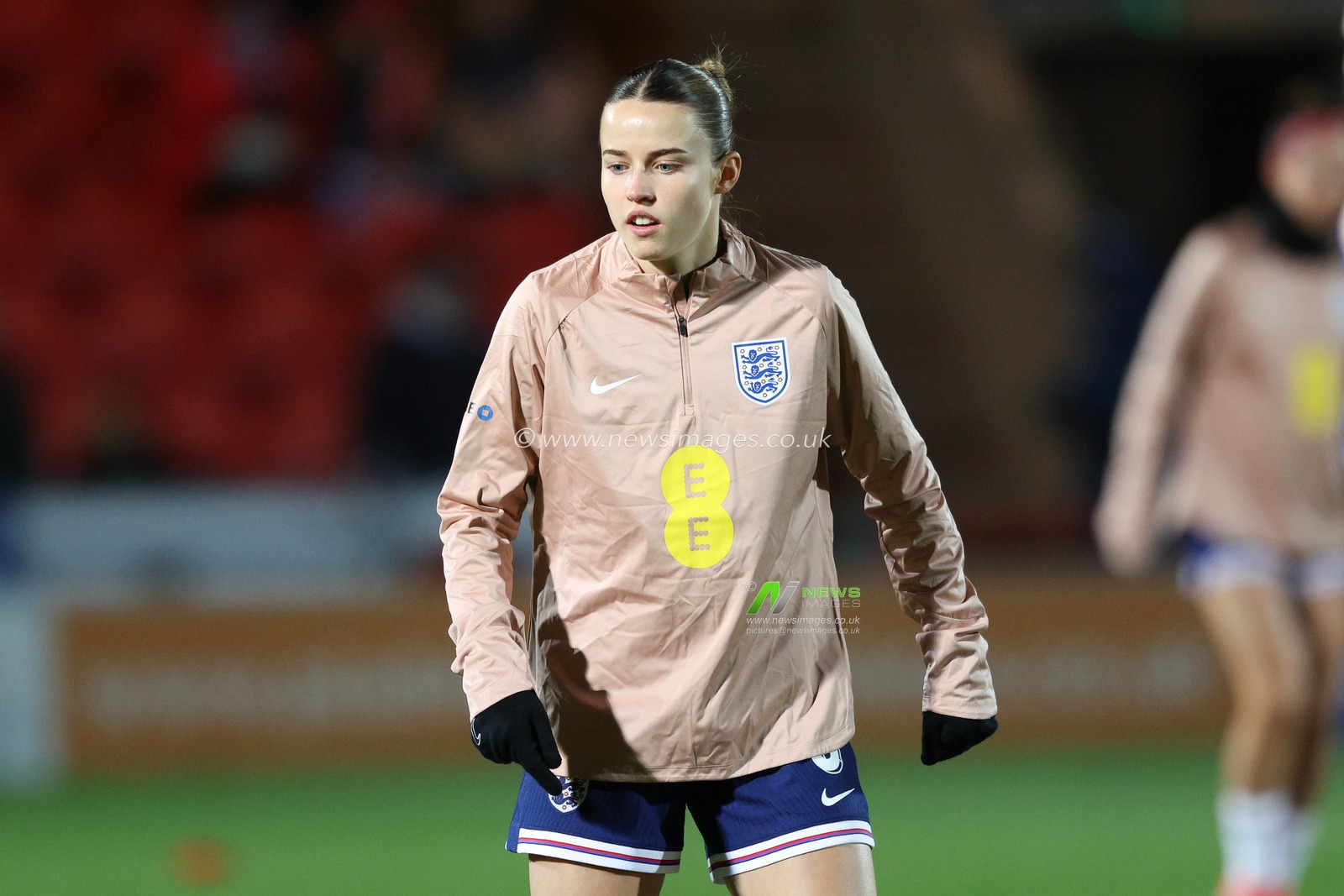 Anouk Denton of England Women U23during the Women's International Friendly match England Women U23 vs Sweden women U23 at Eco-Power Stadium, Doncaster, United Kingdom, 2nd December 2024

(Photo by Alex Roebuck/News Images)