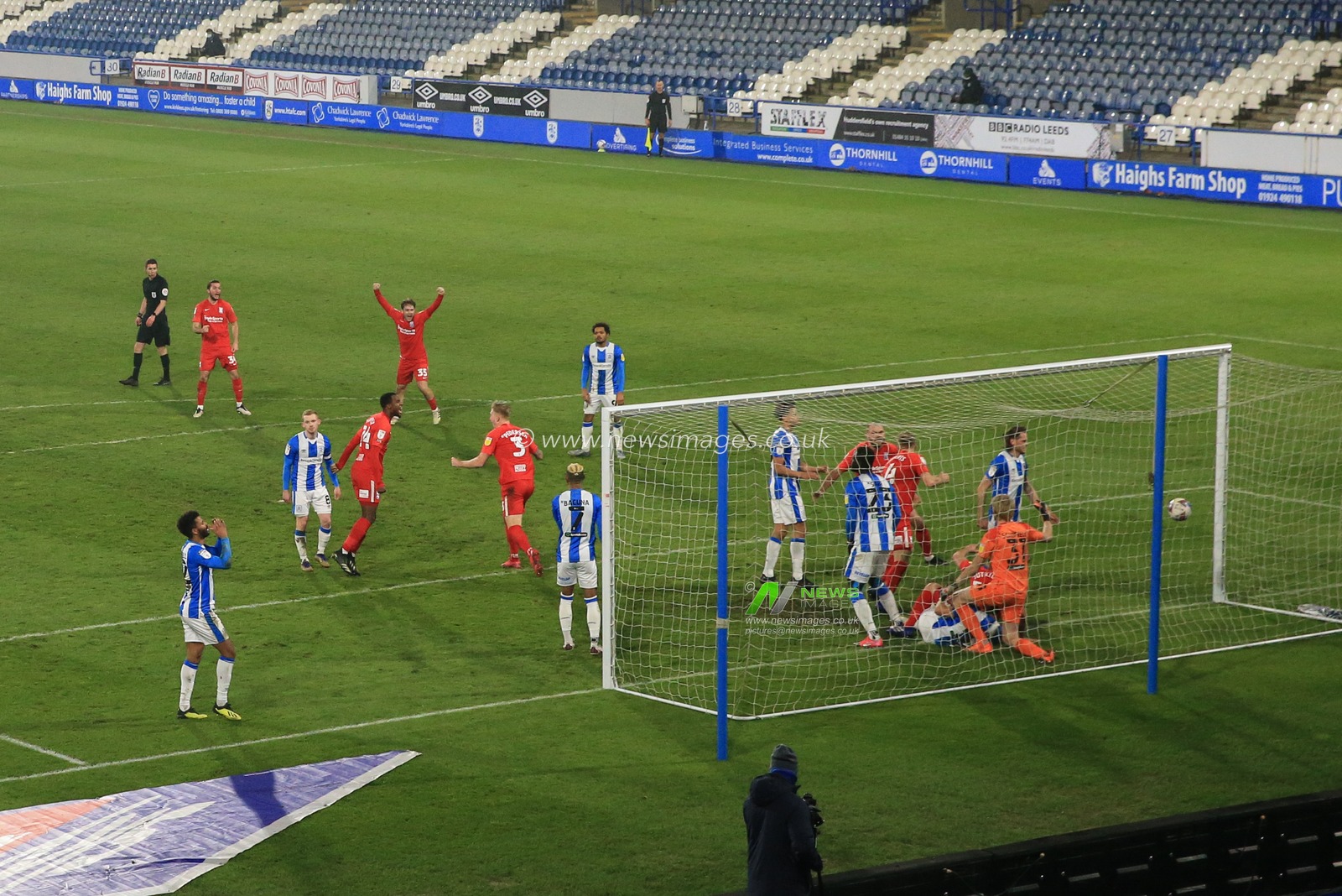 Marc Roberts #4 of Birmingham City scores to make it 1-1