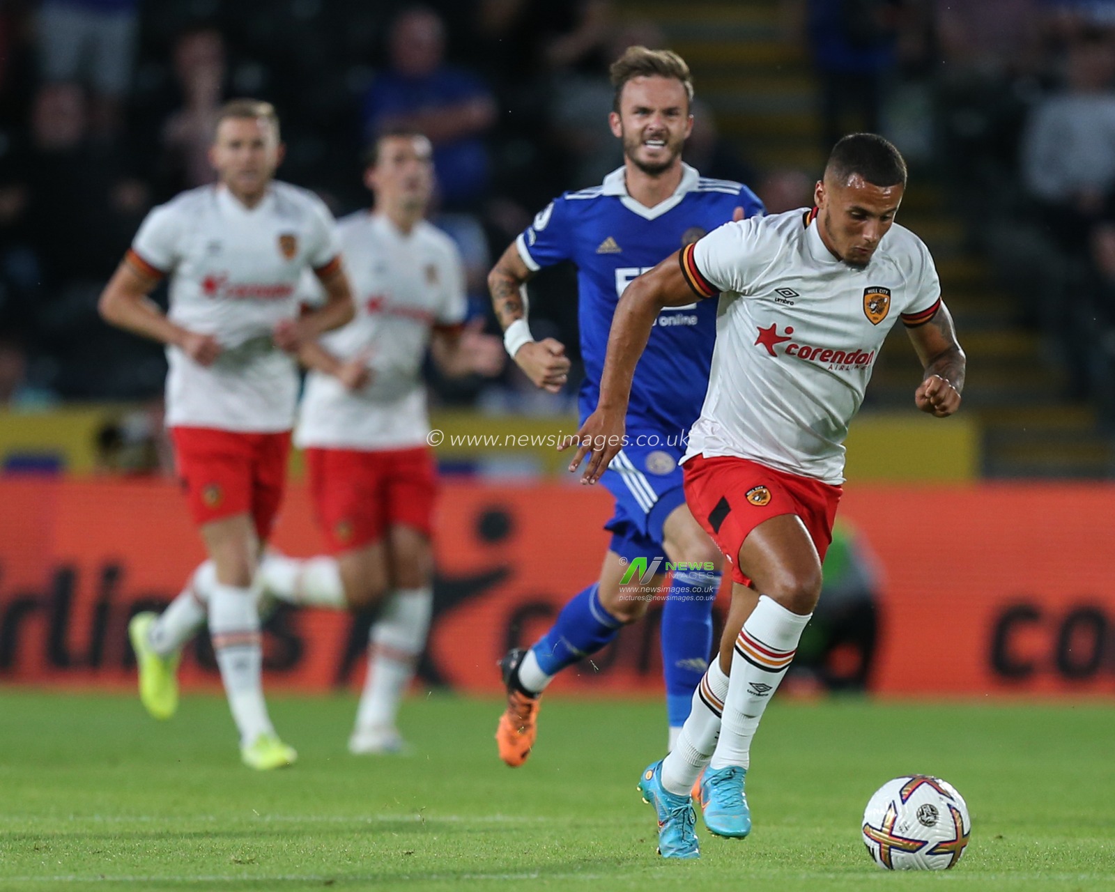 Tyler Smith of Hull City in action during the game
