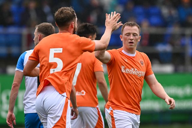 Pre-season friendly Barrow v Blackpool