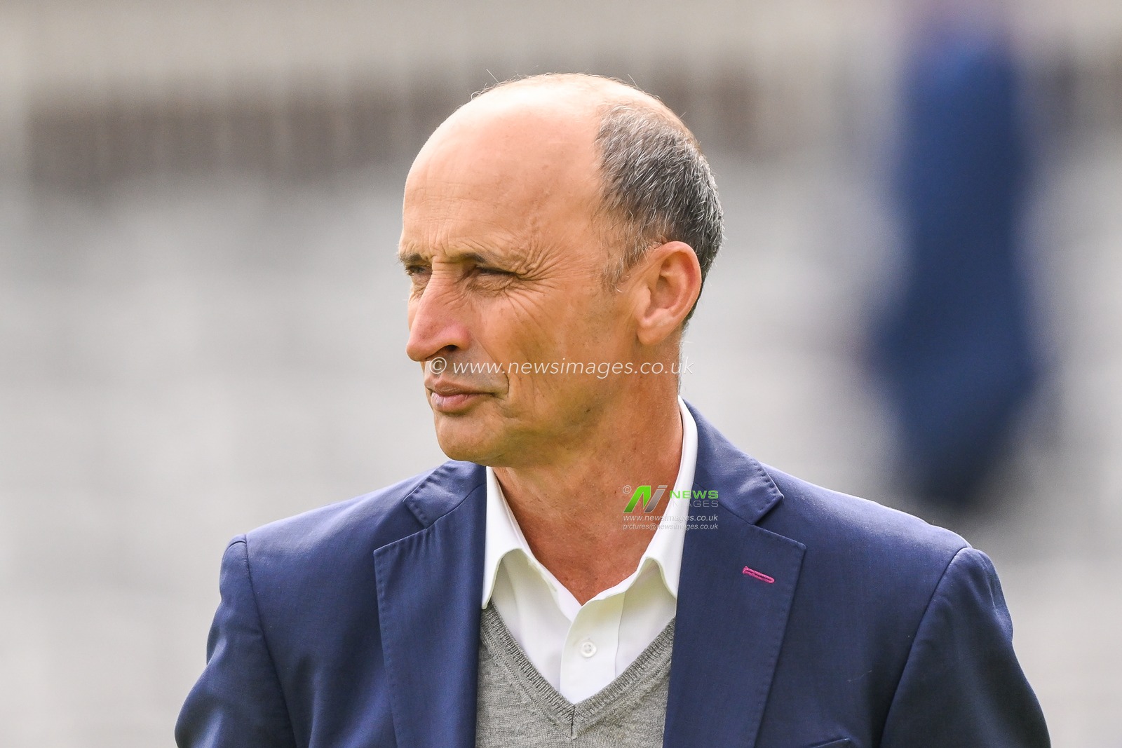 Nasser Hussain former England captain and now sky pundit ahead of the LV= Insurance Test match Test Day 3 England vs Ireland at Lords, London, United Kingdom, 3rd June 2023

(Photo by Craig Thomas/News Images)