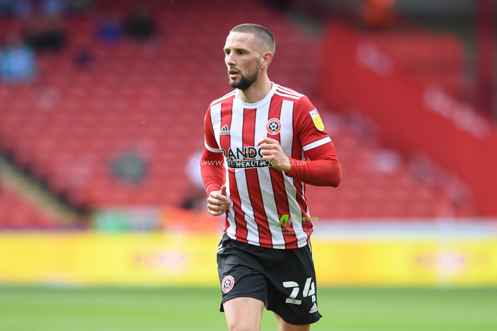 Conor Hourihane #24 of Sheffield United in action during the game