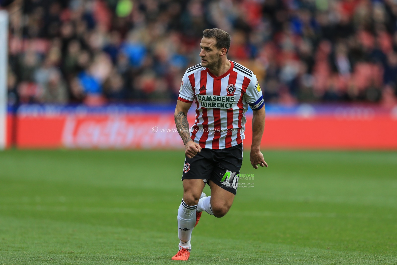 6th October 2018, Bramall Lane, Sheffield, England; Sky Bet Championship, Sheffield United v Hull City ; Billy Sharp (10) of Sheffield United 


Credit: Mark Cosgrove/News Images