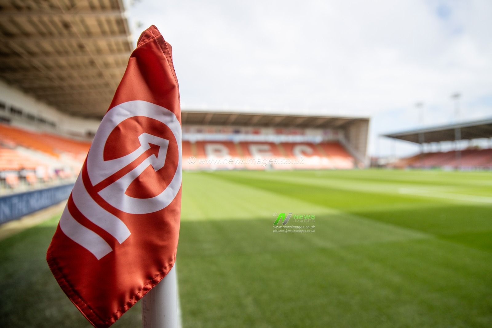 A general view inside of Bloomfield Road, home of Blackpool ahead of the Sky Bet League 1 match Blackpool vs Bristol Rovers at Bloomfield Road, Blackpool, United Kingdom, 3rd May 2025

(Photo by Gareth Evans/News Images)