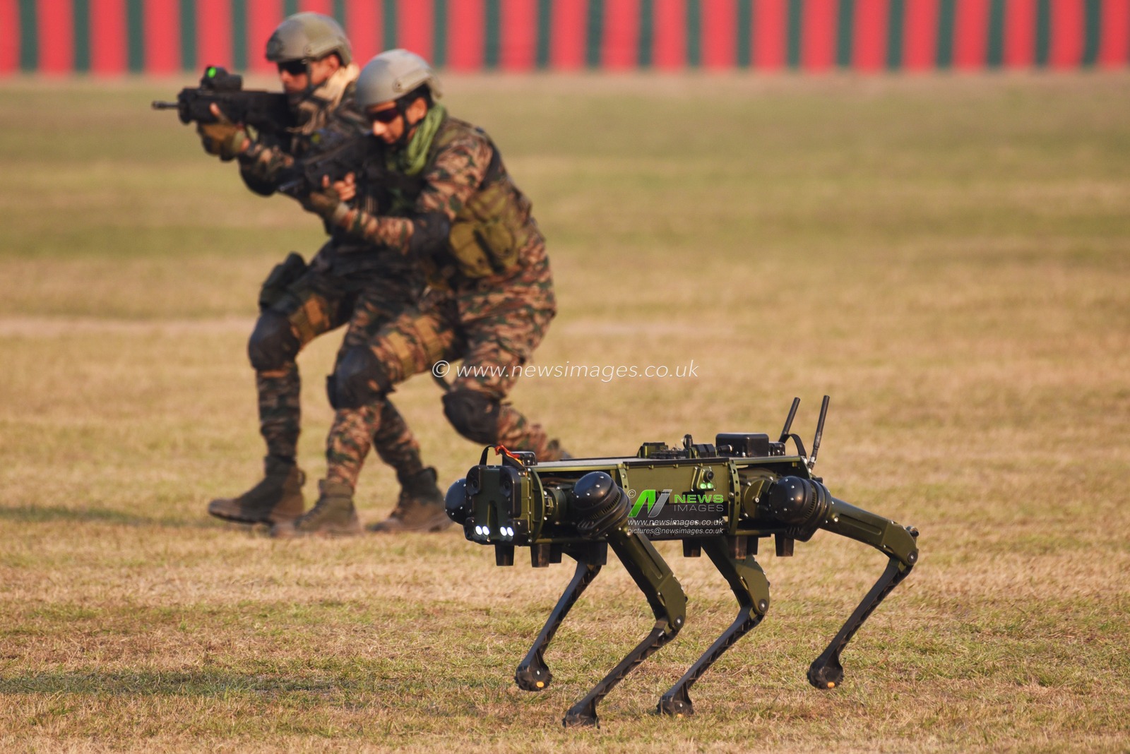 Indian Army Robotic Mule  in Kolkata, India, Monday, Dec. 16, 2024.Pictures by Debajyoti Chakraborty.'Vijay Diwas' is celebrated annually on December 16 to honour the victory of Indian armed forces over Pakistan in the 1971 Bangladesh liberation war.(Photo: Debajyoti Chakraborty/News Images)