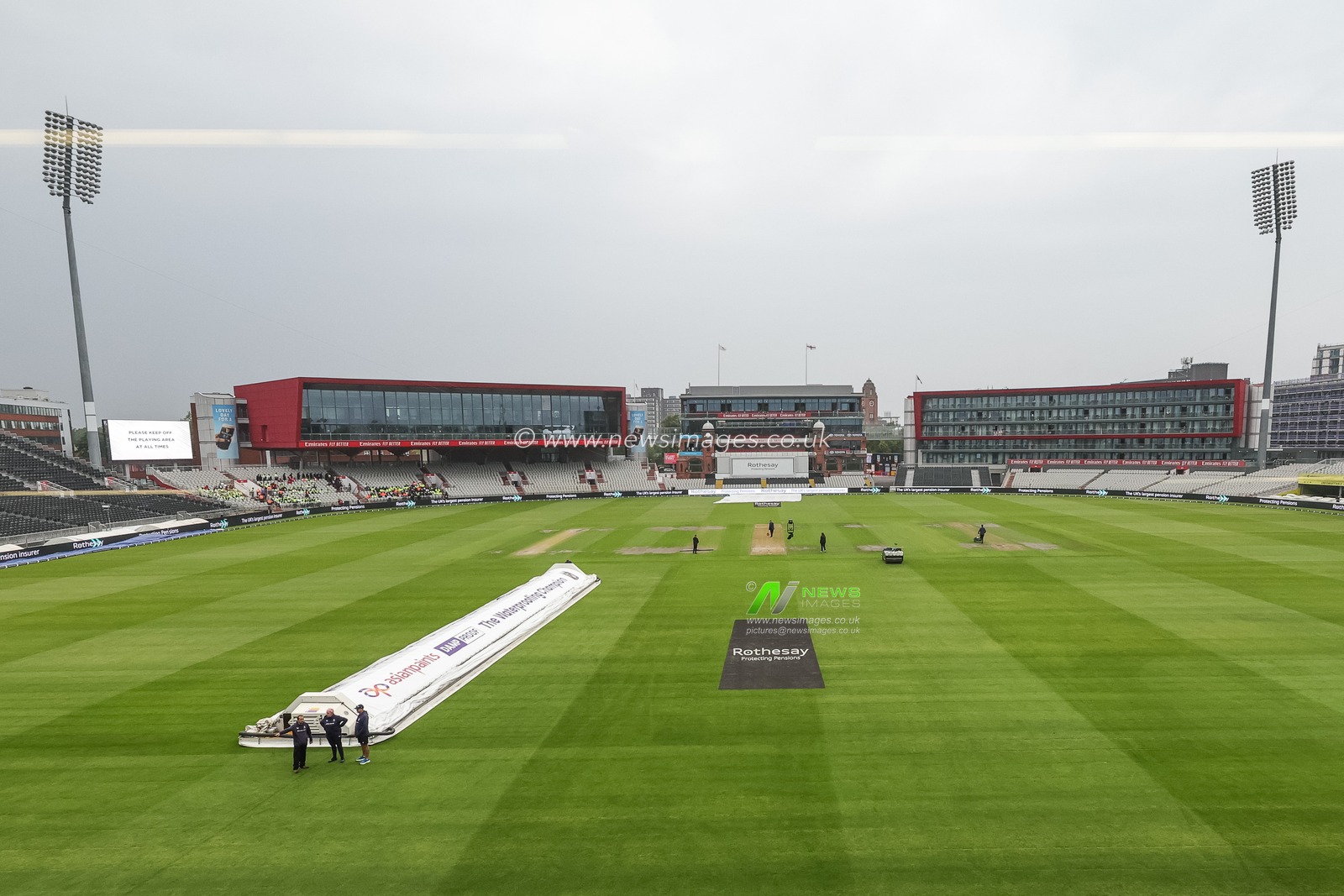 A general view of Old Trafford Cricket Ground during the 4th Rothesay Test Match match Day 1 England vs India at Old Trafford, Manchester, United Kingdom, 22nd July 2025

(Photo by Mark Cosgrove/News Images)